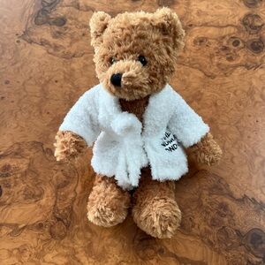 British Teddy Bear with Landmark Hotel Robe NWT